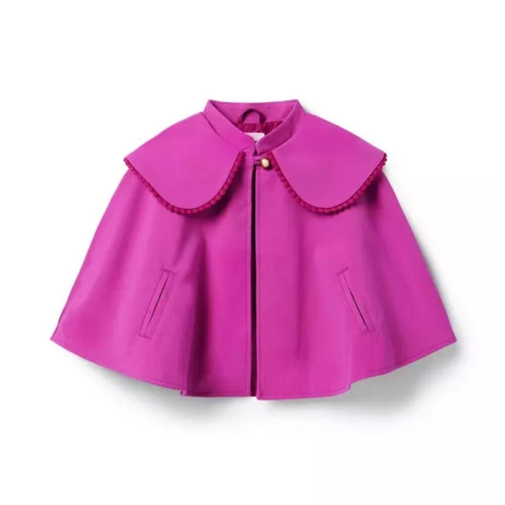 Janie and Jack Disney Frozen Anna Cape in Magenta Size 12-18 Months